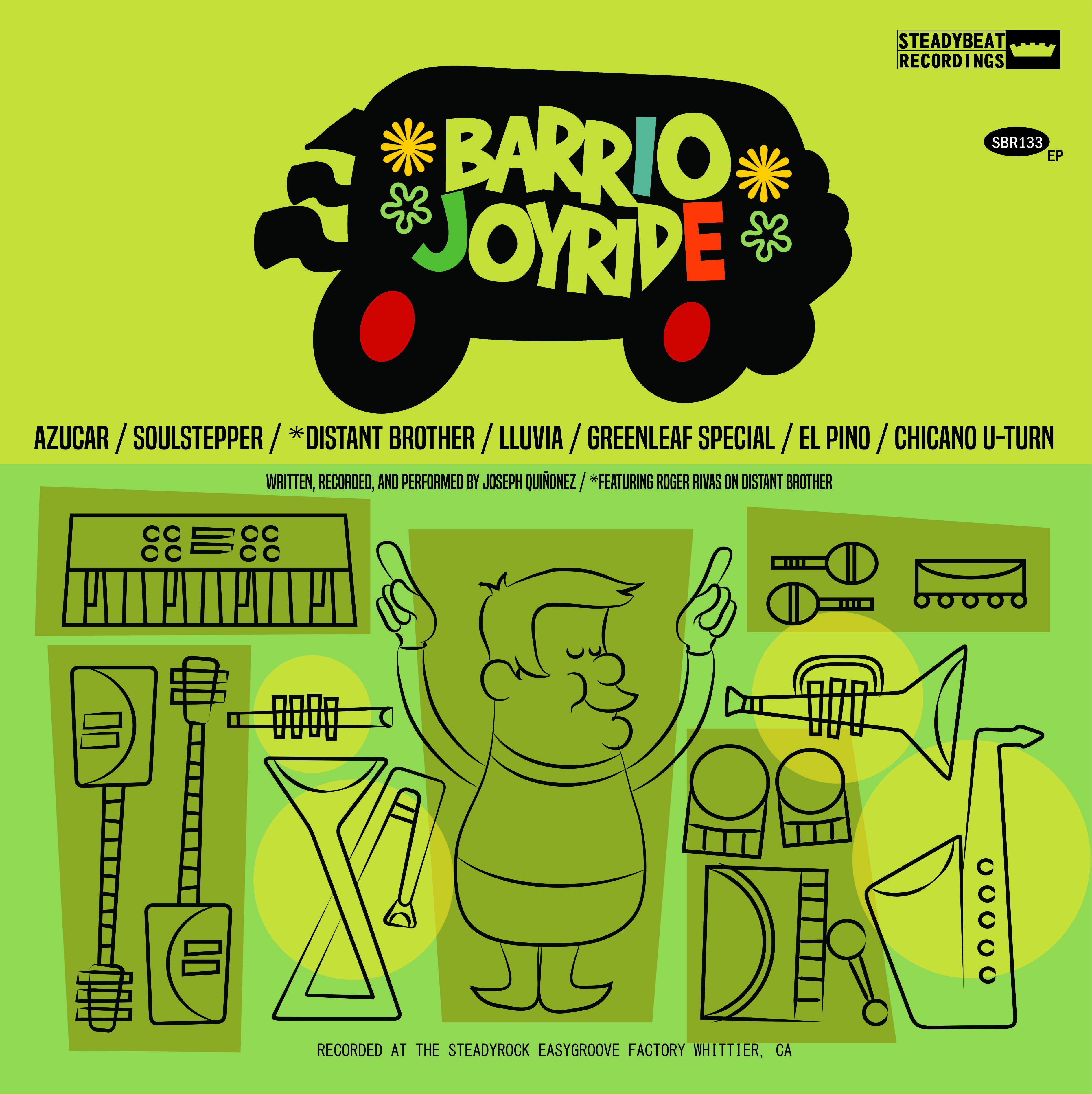 SBR133 LP  Saucy Horn -Barrio Joyride  LP Album Vinyl